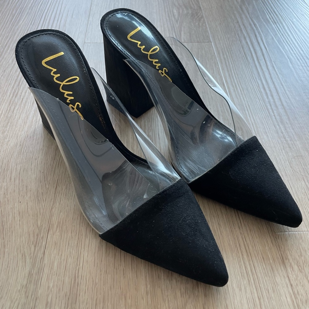 LULUS Black Heels Size 7